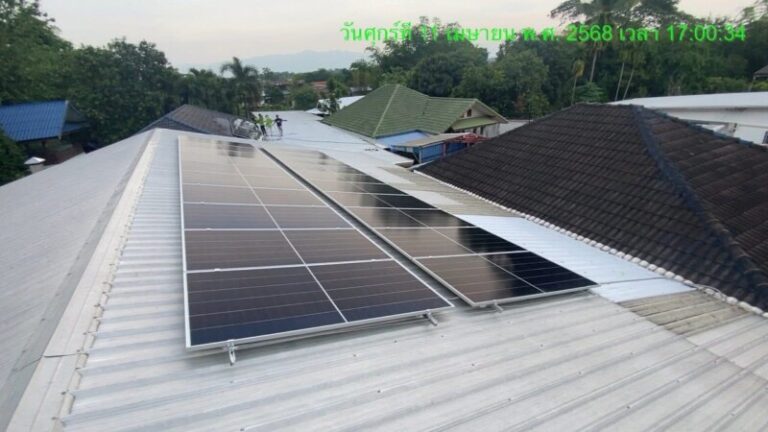 ติดตั้งโซล่าเซลล์บ้านผึ้ง